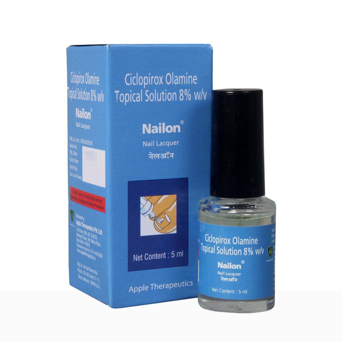 Nailon Nail Lacquer, Packaging Size: 5 mL at Rs 278/piece in Surat | ID:  2853477773912